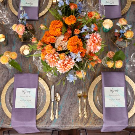 Chrysocolla Marble Tablescape