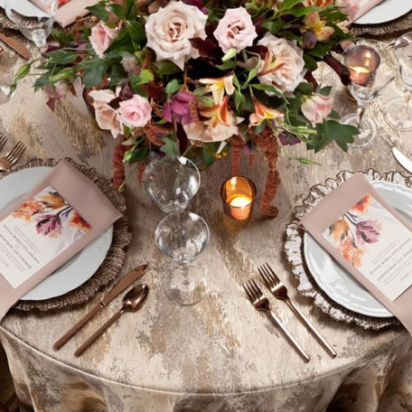 Copper Allure Tablescape