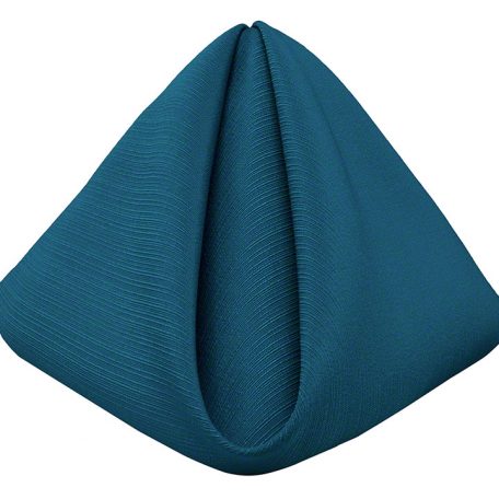 Peacock Blue Faille Dinner Napkin