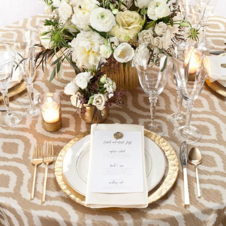 Gilded Jakarta Tablescape