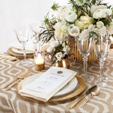 Gilded Jakarta Tablescape