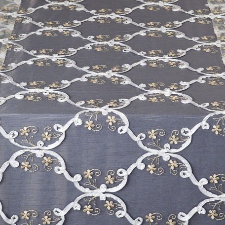 Gold Grandeur Table Runner over Black