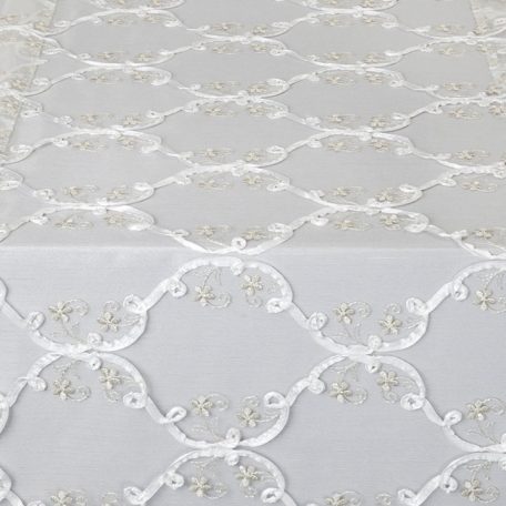 Silver Grandeur Table Runner