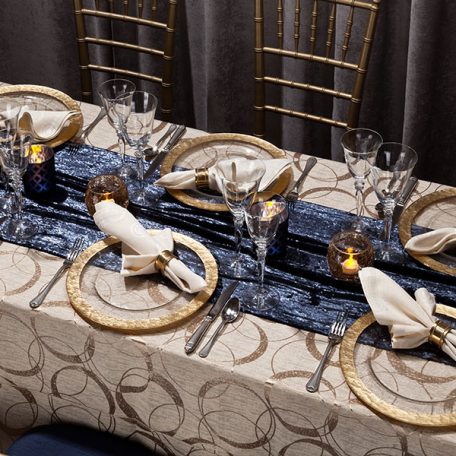 Champagne Halo Tablescape