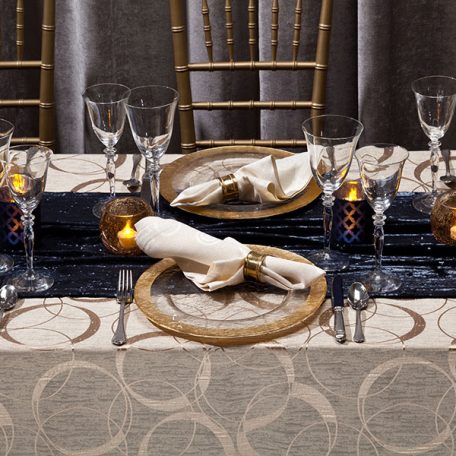 Champagne Halo Tablescape