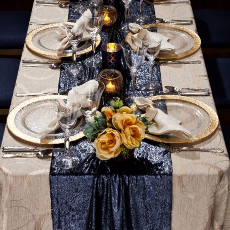 Champagne Halo Tablescape