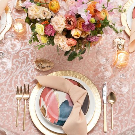 Ivory Filigree Tablescape