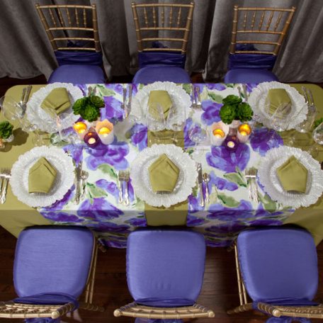 Leaf Twill Tablescape with Giverny Table Runner