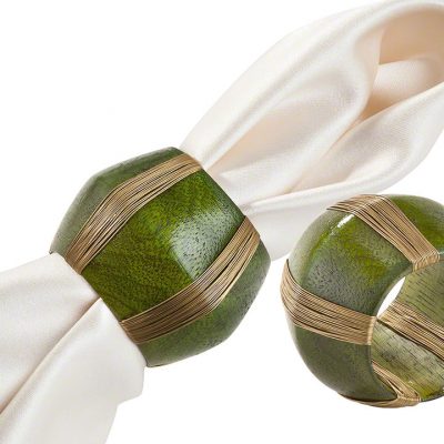 Green Cotter Napkin Ring