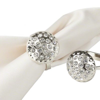 Silver Dome Napkin Ring