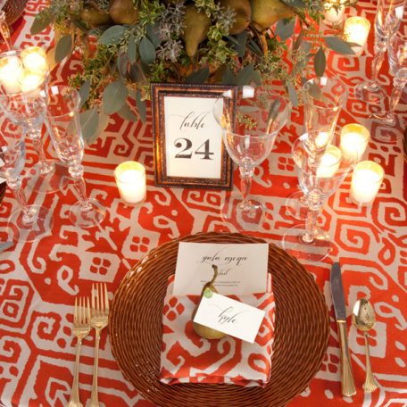 Papaya Mesa Tablescape