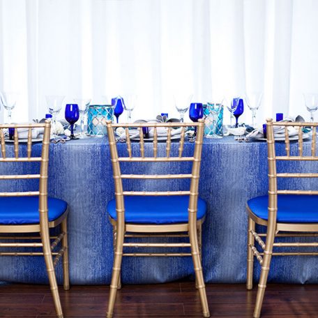 Sapphire Ombre Tablescape