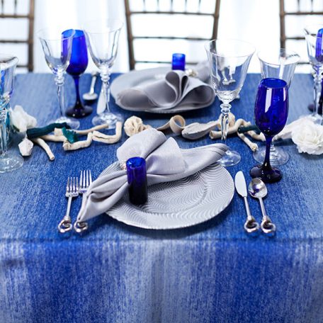 Sapphire Ombre Tablescape