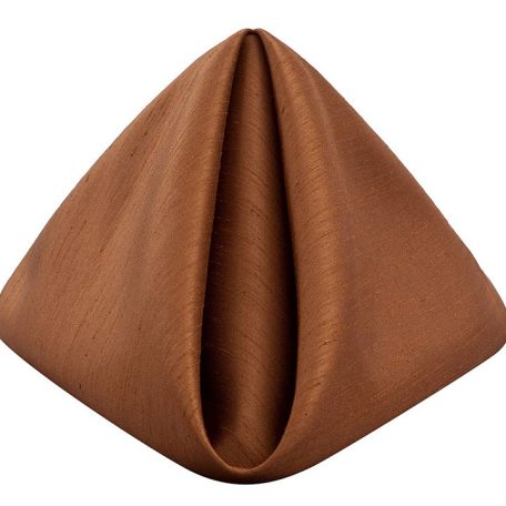 Chestnut Shantung Dinner Napkin