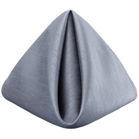 Gunmetal Shantung Dinner Napkin