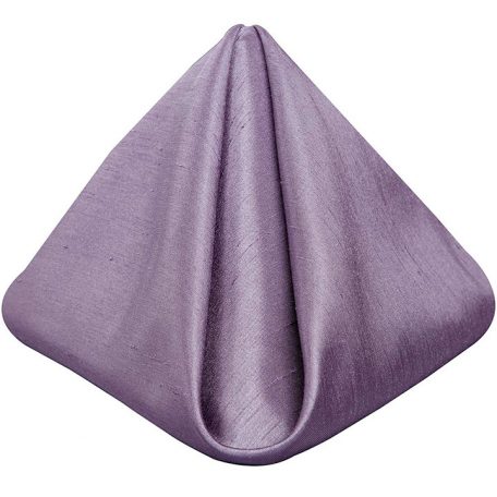 Purple Smoke Shantung Dinner Napkin