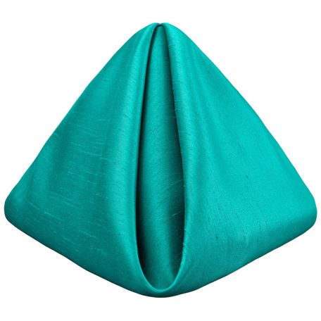 Teal Shantung Dinner Napkin