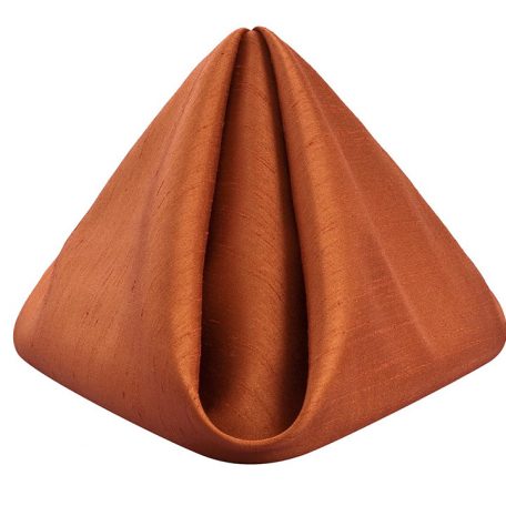 Terracotta Shantung Dinner Napkin