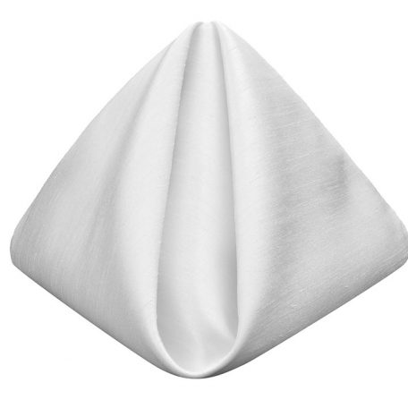 White Shantung Dinner Napkin