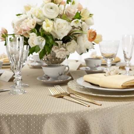 Swiss Dot Tablescape