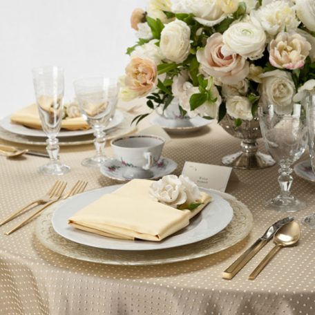 Swiss Dot Tablescape