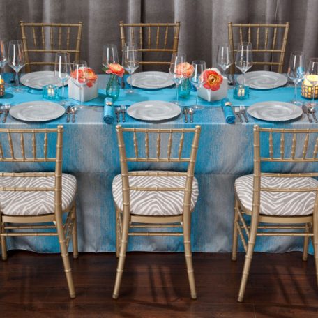 Turquoise Ombre Tablescape