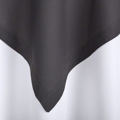 Charcoal Classic Hemstitch Overlay