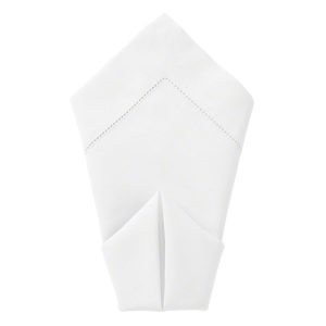 White Classic Hemstitch Napkin