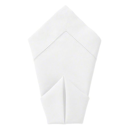 White Classic Hemstitch Napkin