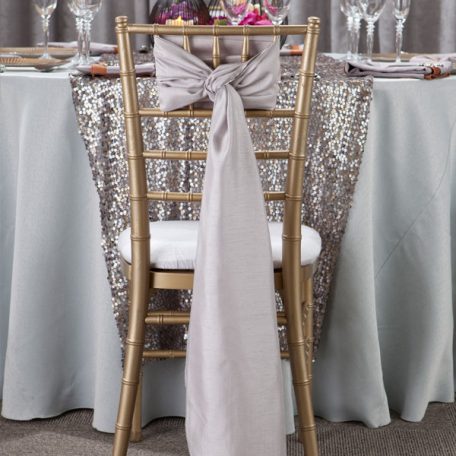 Mercury Sequin Tablescape