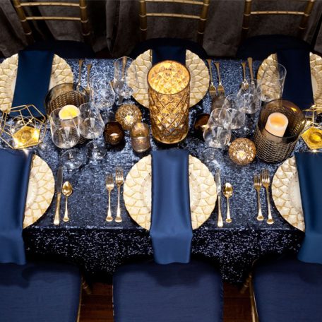 Navy Claremont Tablescape