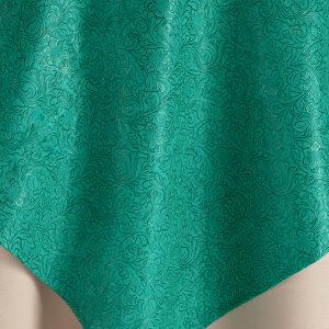 Green Jade Santa Fe Table Overlay Rental for Events