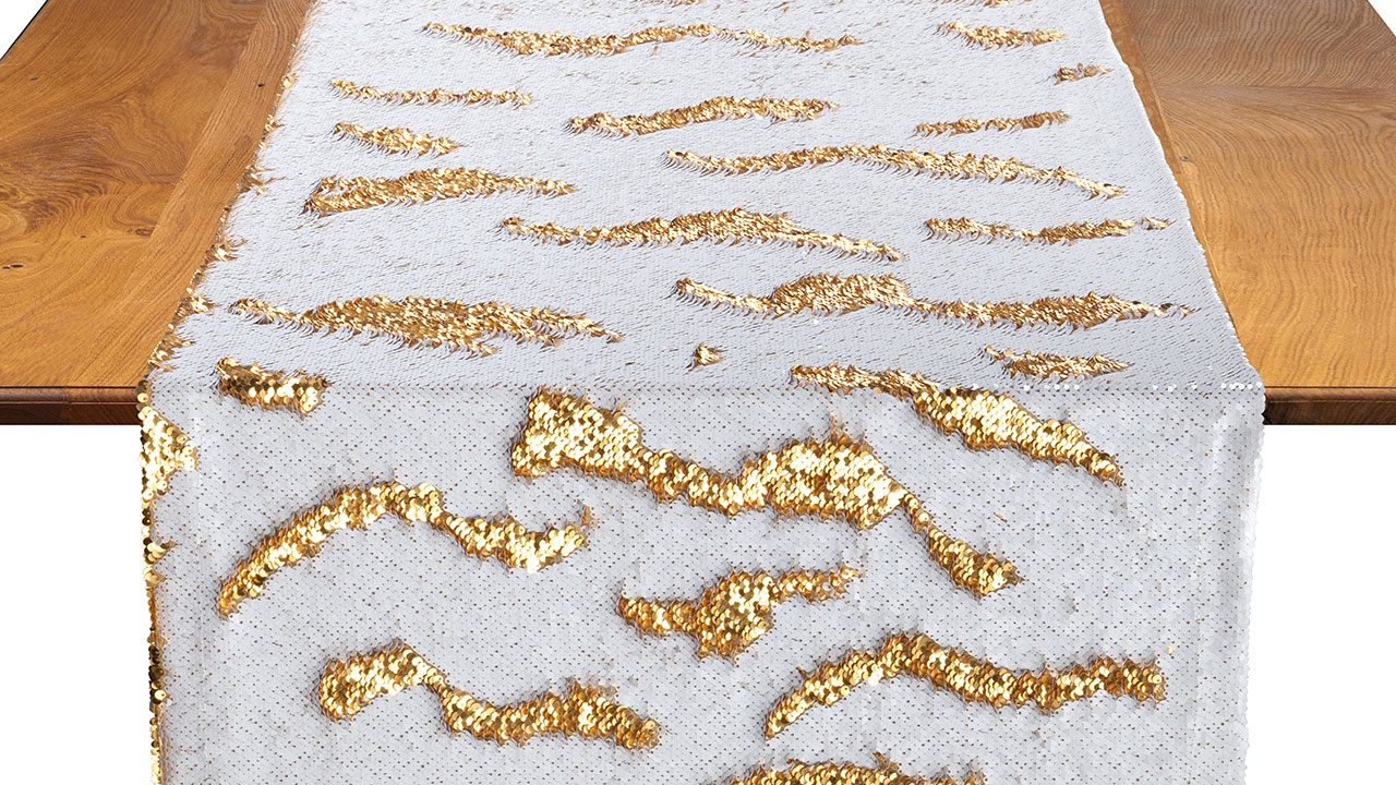 Gold Sequin Linens - On Call Event Rentals