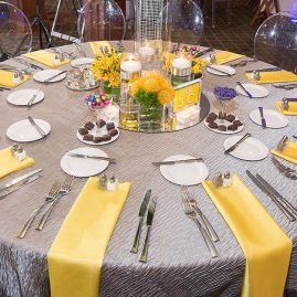 Rent from Fabulous Events. We are the leader in linen rentals. We have one of the largest selections of rental table linens, chair covers, napkins & more.