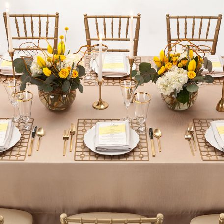 Gold Deco Metal Plate Placemat Charger Rental for events