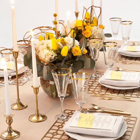 Gold Deco Metal Plate Placemat Charger Rental for events