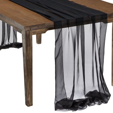 This elegant Black Graceful table drape is one of several unique Gracefuls available in the Fabulous Events selection of table drapes and other linen rentals. Use it to create effortless beauty for your tables, and combine it with our other linen designs for a truly original theme. Rent it here today. 877-200-2424