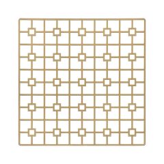 With its supremely simple shape and controlled, but edgy pattern, the Gold Deco Metal Placemat will highlight fine china, gold-rimmed crystal and simple flatware in classic Deco-era style. But it would also support and enhance an over-the-top ethnic theme of stylized patterns and brilliant colors. Rent it here today.