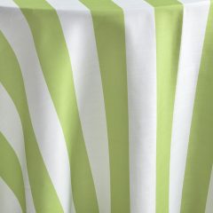 Aloe Cabana Stripe’s green and white stripe combination is a perfect fresh playful choice for a number of affairs. Stylish and flexible, this member of the Palm Beach Chic linen family offers a wealth of possibilities! Browse the entire collection today!