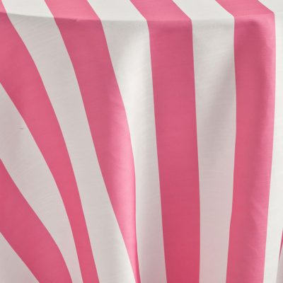 Watermelon Cabana Stripe’s pink and white stripe combination is a perfect fresh playful choice for a number of affairs. Stylish and flexible, this member of the Palm Beach Chic linen family offers a wealth of possibilities! Browse the entire collection today!