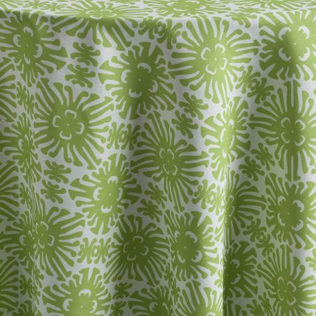 Featuring a vibrant green, Aloe Cay is the epitome of sophistication and exotic resort ambience, no matter what the location. The elegant and cheerful green pattern is light and bright. Part of the Palm Beach Chic collection, Aloe Cay is the perfect expression of beach chic. Browse the entire collection today.