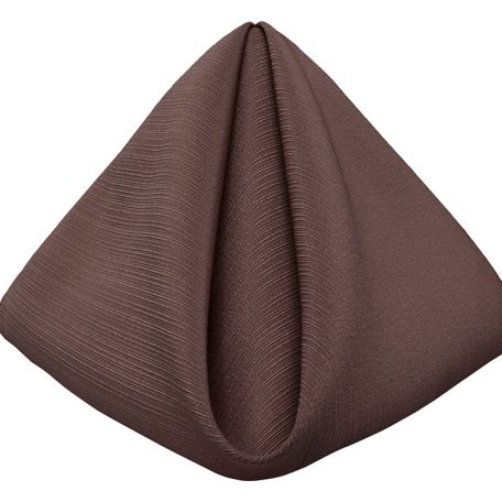 Chocolate Brown Faille Dinner Napkin