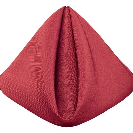 Red Faille Dinner Napkin