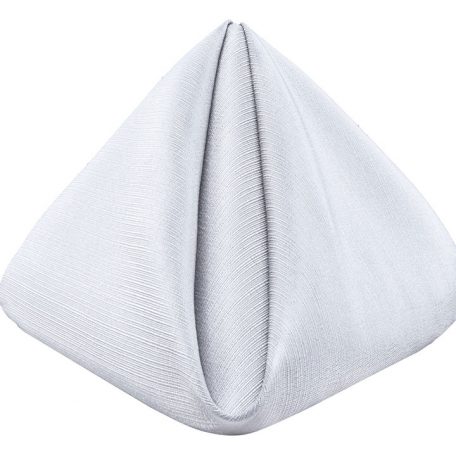 White Faille Dinner Napkin