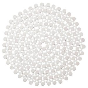 The Beaded White Placemat adds a touch of elegance to any table design. Its timeless, chic simplicity is the perfect match for accenting vibrant colors and bold patterns. Rent it here today.