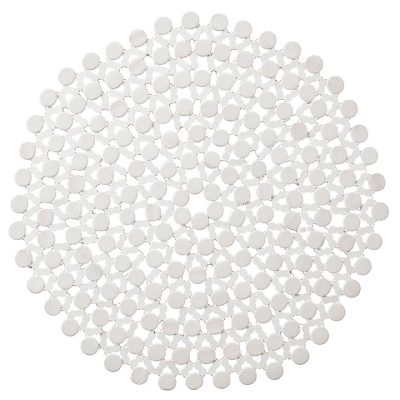 The Beaded White Placemat adds a touch of elegance to any table design. Its timeless, chic simplicity is the perfect match for accenting vibrant colors and bold patterns. Rent it here today.