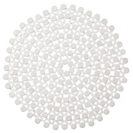 The Beaded White Placemat adds a touch of elegance to any table design. Its timeless, chic simplicity is the perfect match for accenting vibrant colors and bold patterns. Rent it here today.