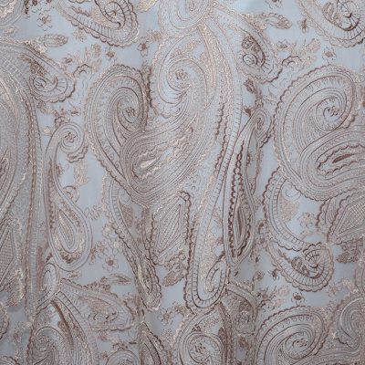 Rent paisley lace overlays from Fabulous Events. We have one of the largest selections of rental table linens, chair covers, napkins & chargers.