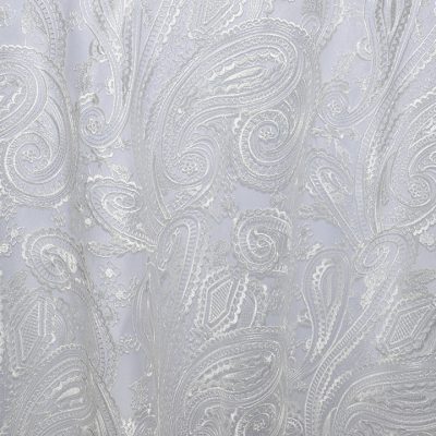 Rent paisley lace overlays from Fabulous Events. We have one of the largest selections of rental table linens, chair covers, napkins & chargers.