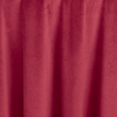 Crimson Red Velvet Table Linen for Events